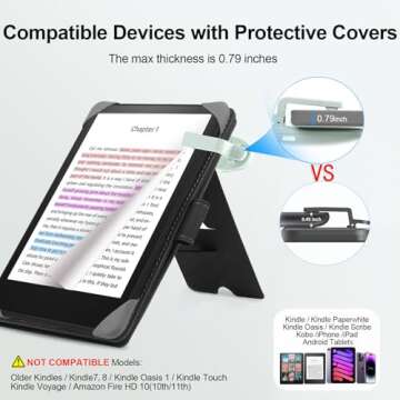 Remote Control Page Turner for Kindle Paperwhite Colorsoft Scribe Oasis, Kindle Accessories Compatib...