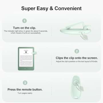 Innovative Remote Control Page Turner for Kindle Accessories