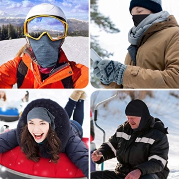 KGC Winter Neck Warmer Gaiter Pack for Men and Women