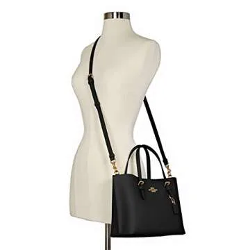 COACH Womens Mollie Tote 25 (IM/Black True Red)