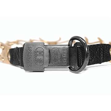 Herm Sprenger Curogan Collar Dog Training Collar with Quick Release Buckle Ultra-Plus Pet Rounded Collar Hypoallergenic Nickel Free No-Pull Collar for Dogs Made in Germany 2.25mm x 16in Small