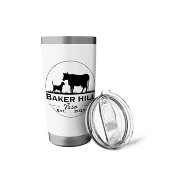 Baker Hill Farm Logo Tumbler – Insulated Stainless Steel