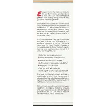 The Lean Product Playbook for Innovative Product Development