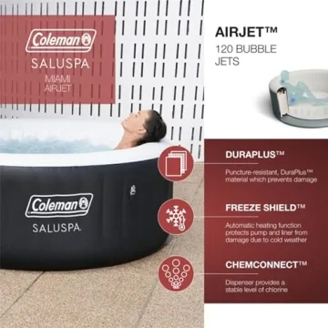 Coleman SaluSpa Inflatable Hot Tub for 2-4 People