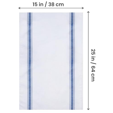 Utopia Towels 12 Pack Blue Cotton Dish Towels for Kitchen