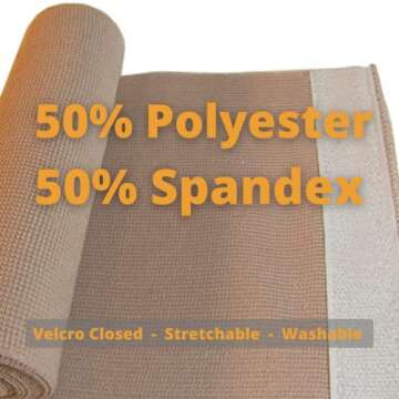 Neutripure Body Wrap Support - Elastic Stretch Bandages - Washable and extra wide (Pack of 3)