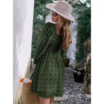 Elegant Miessial Women's Floral Mini Dress for Summer