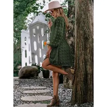 Elegant Miessial Women's Floral Mini Dress for Summer