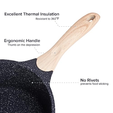 JEETEE Non-Stick Sauce Pan Healthy Easy Clean Cookware