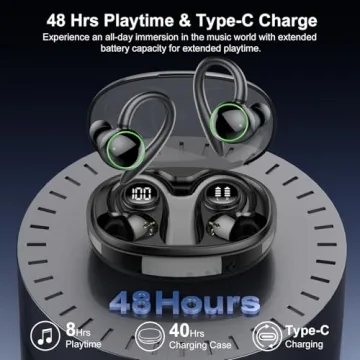 Wireless Earbuds with ENC Mic and 48H Battery Life