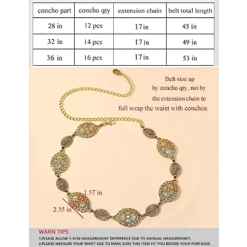 TOPACC Western Belt for Women - Elegant Cowgirl Accessory