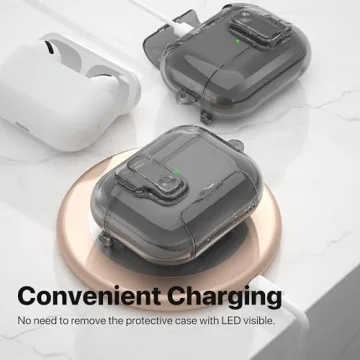 Valkit Clear Apple AirPods Pro 2/1 Case with Magnetic Lock