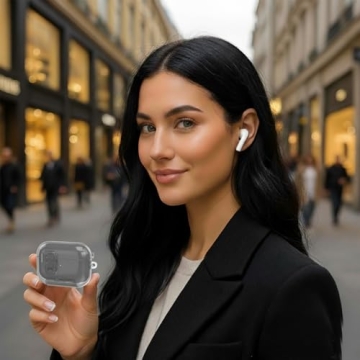 Valkit Clear Apple AirPods Pro 2/1 Case with Magnetic Lock