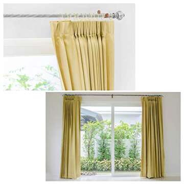 Fivebop 40 Pack Rings Curtain Clips Rustproof Metal Window Drapery Decorative Clips Vintage Heavy Duty Eyelet Curtain Rods Hangers Rings with Hooks, 1.5In Inner Diameter (Gold-Open)