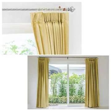 Fivebop 40 Pack Rings Curtain Clips Rustproof Metal Window Drapery Decorative Clips Vintage Heavy Duty Eyelet Curtain Rods Hangers Rings with Hooks, 1.5In Inner Diameter (Gold-Open)