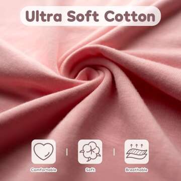 Newborn Baby Knotted Gown, Ultra Soft Silky Infant Long Sleeve Sleeper with Tie Bottom, Baby Girl Sl...