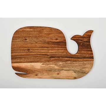 Affinity Decor Organic Acacia Animal Cutting Board for Cheese Kitchen Chopping Butcher Block Platter...