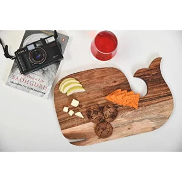 Affinity Decor Whale Cutting Board for Cheese and Serving