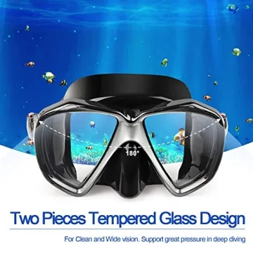 Panoramic HD Snorkel Diving Mask for All Ages