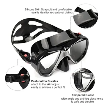 Panoramic HD Snorkel Diving Mask for All Ages