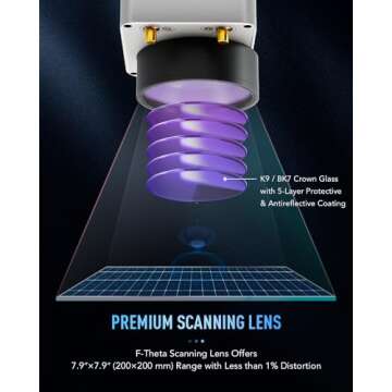 OMTech 50W Laser Engraver - Precision Metal Marking Machine