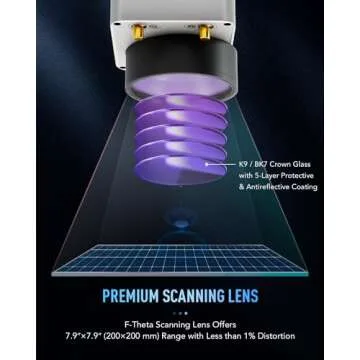 OMTech 50W Laser Engraver - Precision Metal Marking Machine