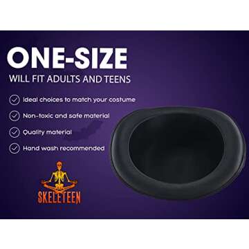 Skeleteen Black Bowler Derby Hat - Bolivian Costume Accessories Victorian Hats for Adults and Children Costumes