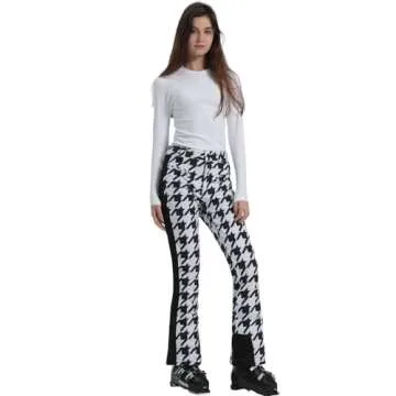 GSOU SNOW Women's Insulated Ski Pants - Waterproof Slim Fit for Cold Weather