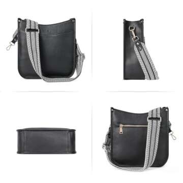 CLUCI Crossbody Bags For Women Trendy Fashion Shoulder Bag Vegan Leather Purse For Ladies with Adjustable Strap