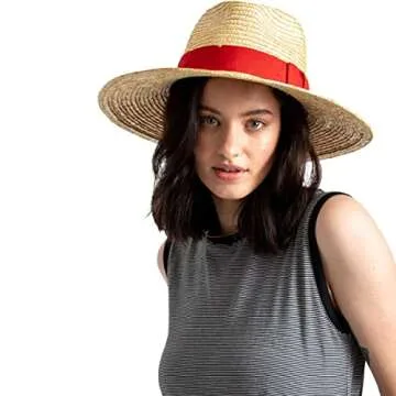 Stylish Brixton Joanna Straw Hat for Summer Adventures