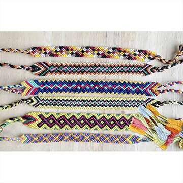 Caydo 50 Skeins Embroidery Thread Set for Crafts