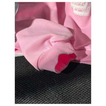 SHENHE Girl's Cute Bow Sweatshirt for Trendy Casual Wear