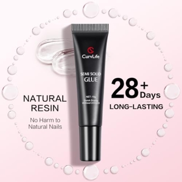 Curvlife Strong Nail Glue 15g for Easy Press-On Nails
