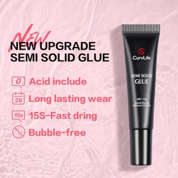 Curvlife Strong Nail Glue 15g for Easy Press-On Nails