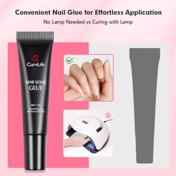 Curvlife Strong Nail Glue 15g for Easy Press-On Nails