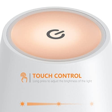 Portable LED Cordless Table Lamp, USB Rechargeable