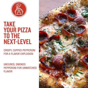 Vermont Smoke & Cure Uncured Smoked Pepperoni - Perfect for Pizza or Charcuterie Board - 6oz