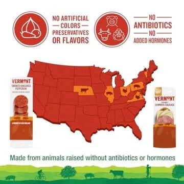 Vermont Smoke & Cure Uncured Pepperoni for Pizza & Charcuterie