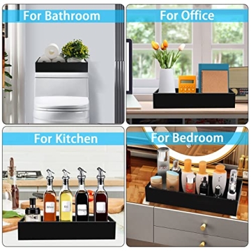 Stylish Black Acrylic Toilet Paper Holder for Your Home