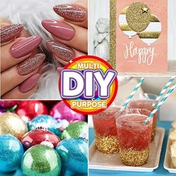 LEOBRO 24 Colors Fine Cosmetic Glitter Set for All Occasions