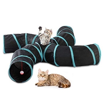 Dec-deal Cat Tunnel for Fun Indoor Play - All Pets Welcome