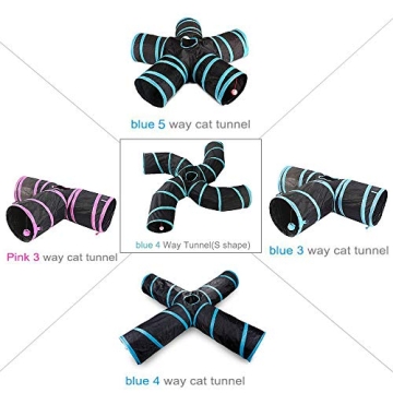 Dec-deal Cat Tunnel for Fun Indoor Play - All Pets Welcome