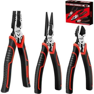HAUTMEC 3PCS High Leverage Plier Set - Ultimate Tool Kit