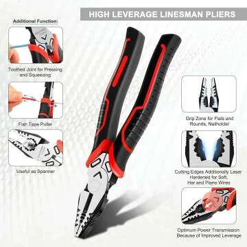 HAUTMEC 3PCS High Leverage Plier Set - Ultimate Tool Kit