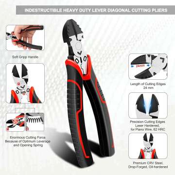 HAUTMEC 3PCS High Leverage Plier Set - Ultimate Tool Kit