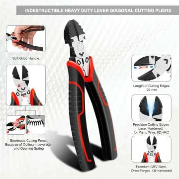 HAUTMEC 3PCS High Leverage Plier Set - Ultimate Tool Kit