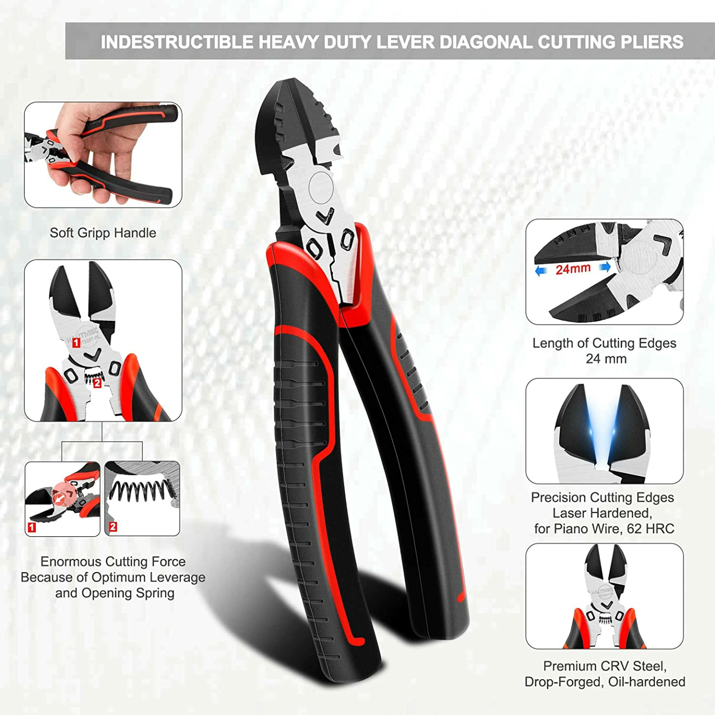 HAUTMEC 3PCS High Leverage Plier Set - Ultimate Tool Kit