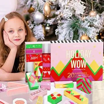 PHOEBE Makeup Advent Calendar Christmas Gifts Teenage Girls All-in-one Makeup Kit Surprise Gift Chri...