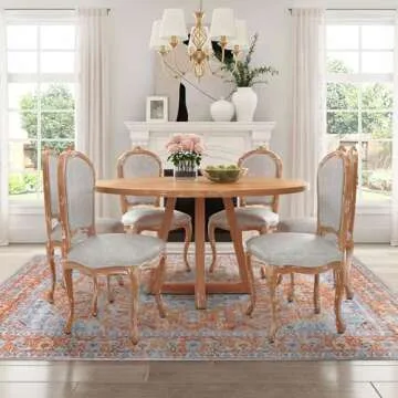 DECOMALL 8x10ft Washable Area Rug for any Room