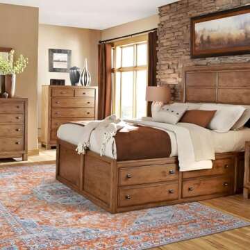 DECOMALL 8x10ft Washable Area Rug for any Room